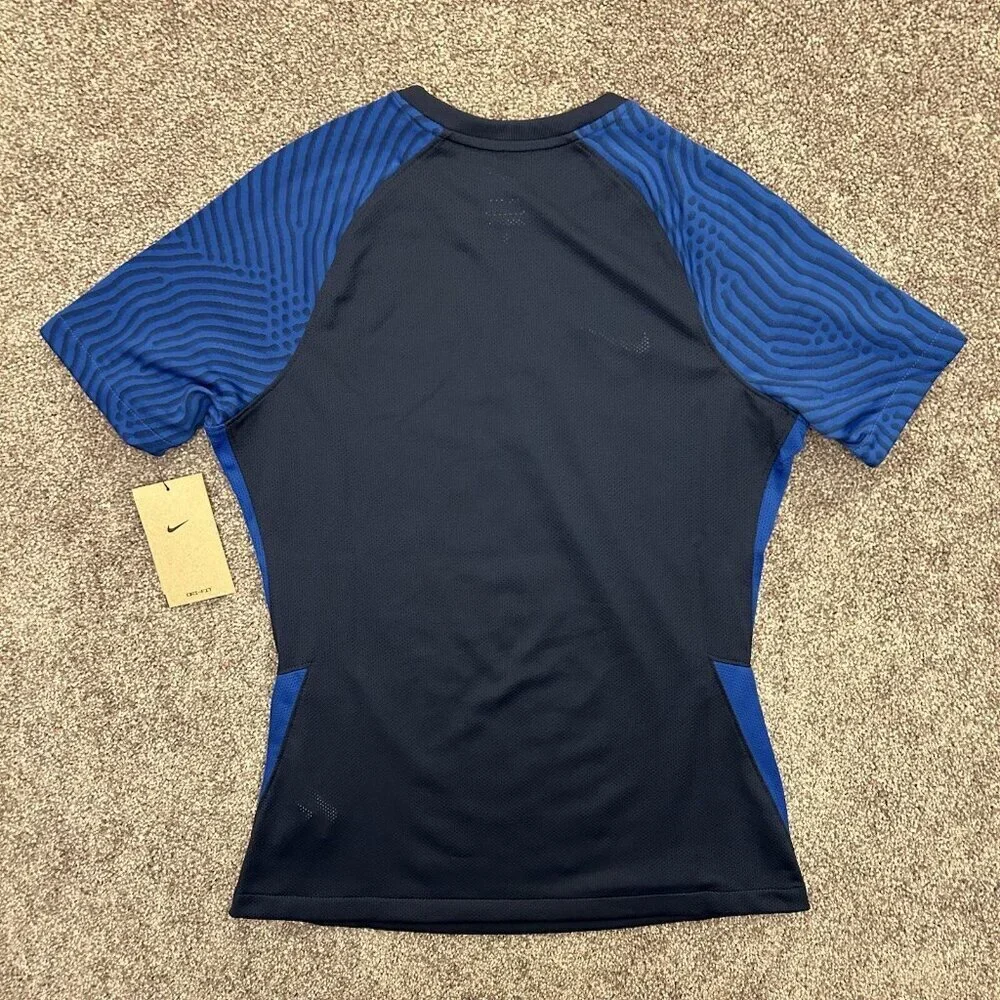 Nike Soccer Jersey Top Short Sleeves Navy Blue Women's Size S - Small - NWT$50
